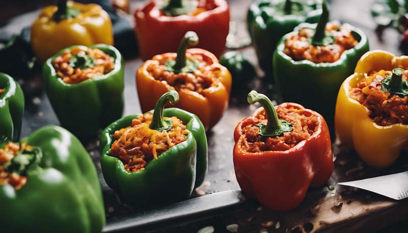 Stuffed Bell Peppers: A Flavorful and Filling Comfort Food Idea
