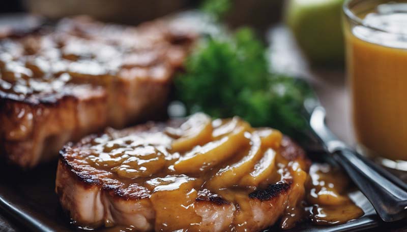 Pork Chops and Applesauce: A Classic American Comfort Food